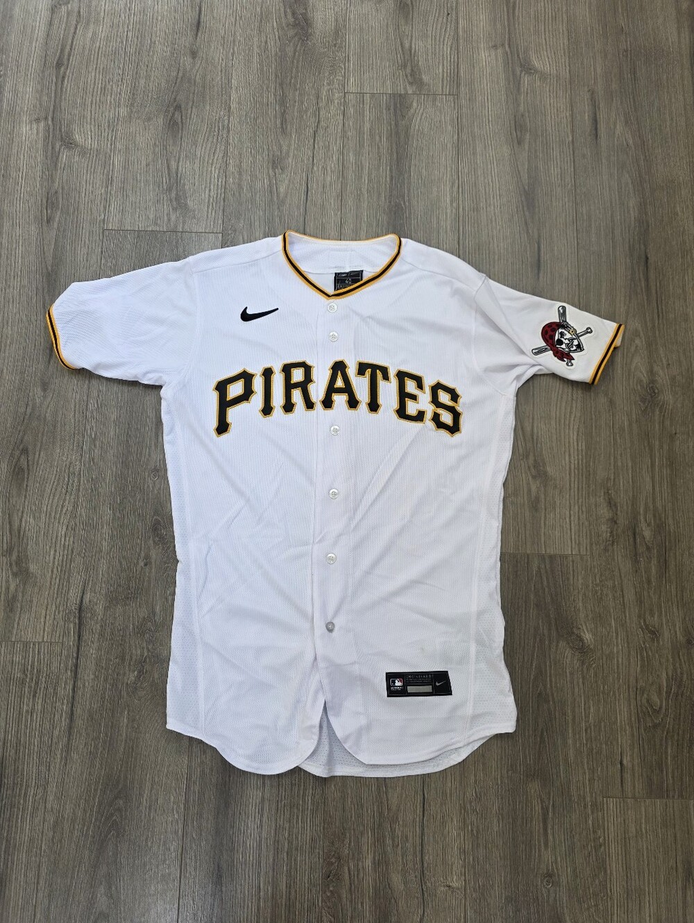 Nike Pittsburgh Pirates Authentic Jersey Mens Size 40 Medium